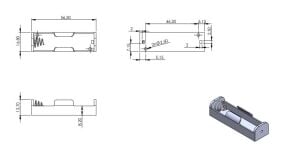 AK-BH-311-1D  1xAA PİL YUVASI KABLOSUZ (ALTKY)
