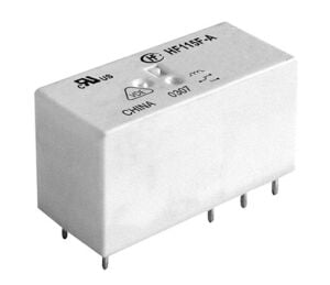 Hongfa Röle, 220V/AC Tek Kontak HF115F-A & 230-1ZS3AF