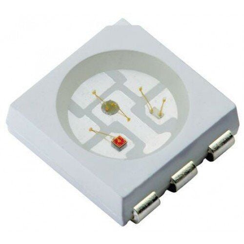 5050 3 Çip SMD Led Mavi