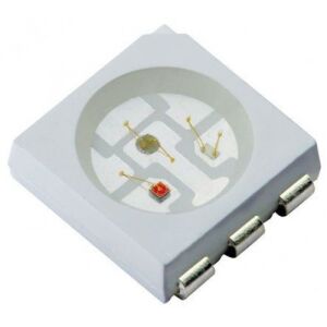 5050 3 Çip SMD Led Mavi