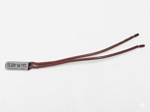 Termostat 175 ° 10amper  Kapalı Kontak Metal Kablolu