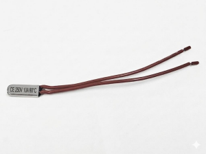 Termostat 80°  10amper Kapalı Kontak  Metal Kablolu