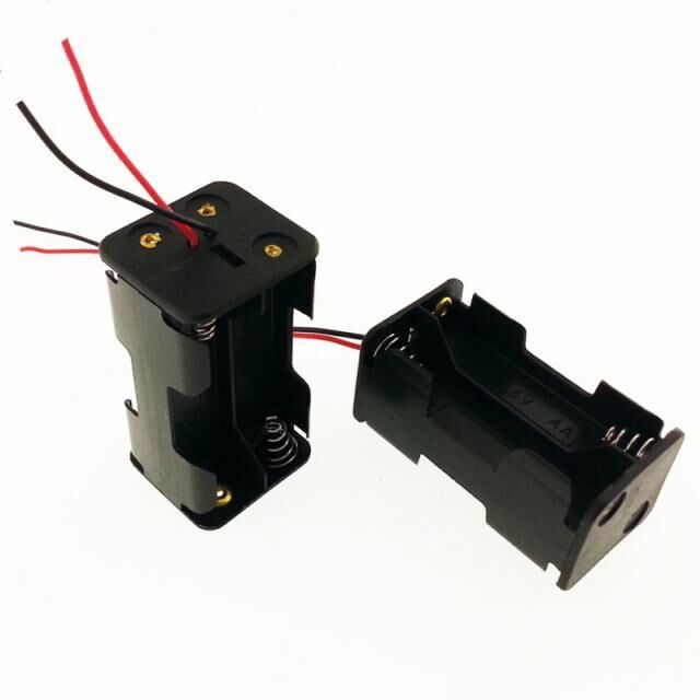 Pil Yuvası 4xAA Tip Küp Model Sırt Sırta Ic-234