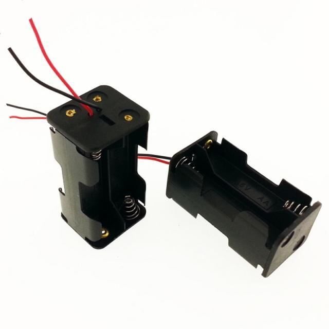 Pil Yuvası 4xAA Tip Küp Model Sırt Sırta Ic-234