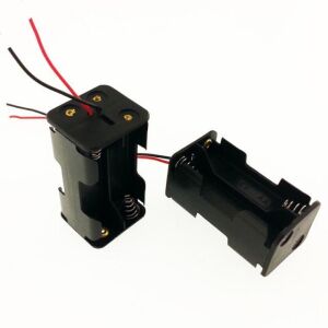 Pil Yuvası 4xAA Tip Küp Model Sırt Sırta Ic-234