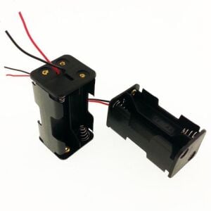 Pil Yuvası 4xAA Tip Küp Model Sırt Sırta Ic-234