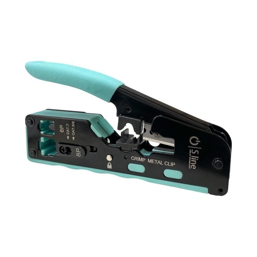 s-line ea-01 rj45 ez yeni nesil konnektör sıkma pensesi cat7-cat6-cat5-rj12