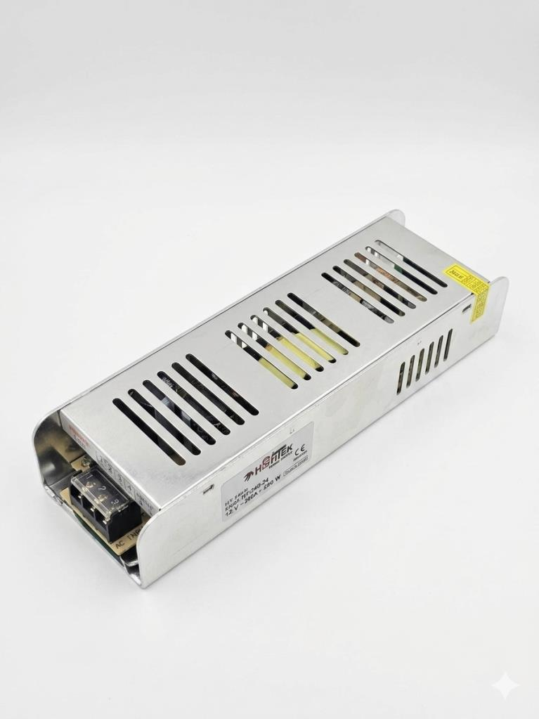 SMPS  250-12 12V  20A  DAR KASA  UNIVERSAL HIGHTEK LED GÜÇ KAYNAĞI