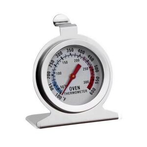 Metal Fırın Termometresi Analog 50-300°C / 100-600°F Paslanmaz Oven Thermometer