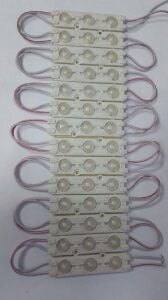 Led Modül 2835 Beyaz 3 Led Mercekli 12v Dc 1,2w (1 Adet Fiyatıdır)