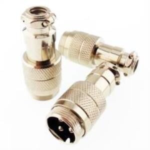 Mini Mike Konnektör 3 Pin Erkek Ara Kablo Tip GX12-3P 12mm