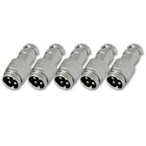 Mini Mike Konnektör 4 Pin Erkek Ara Kablo Tip GX12-4P 12mm