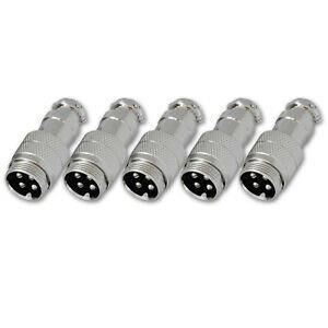 Mini Mike Konnektör 4 Pin Erkek Ara Kablo Tip GX12-4P 12mm