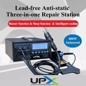Upx 853D 3İn1 Diyafram Vakum Isı Ayarlı Havya İstasyonu 800w
