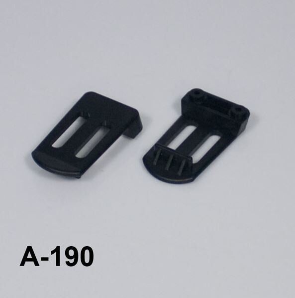 AK-A-190 KEMER KLİPSİ PLASTİK GRİ