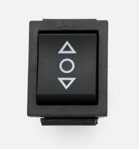Buton Siyah Mom Off Mom (Momentary) Işıksız 6 Pin 16a 250v Kcd2 / Ic-111(2 Yöne Yaylı Tip)