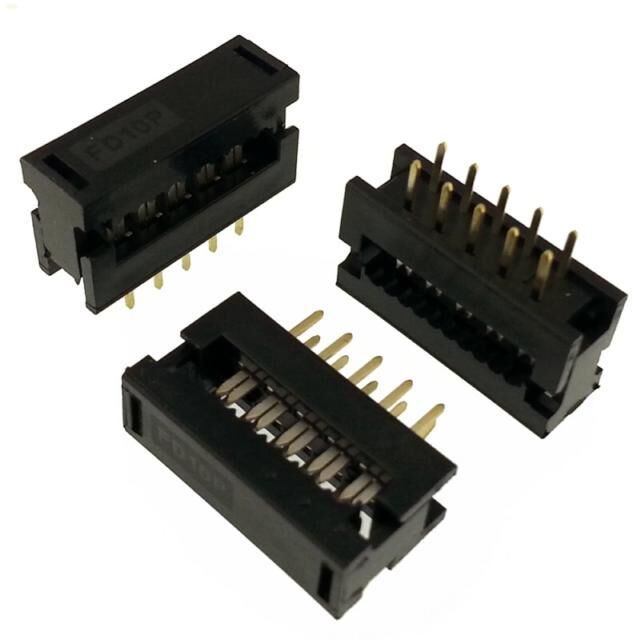 10 LU  İKİ SIRA PCB  YASSI FLET  KABLO TİP  IDC KONNEKTÖR  205-10