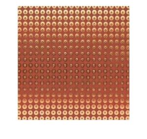 PLAKET DELİKLİ  BAKIRLI 80x150 mm