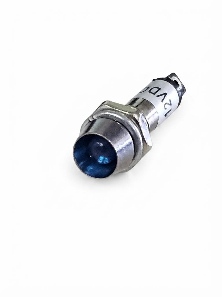 SİNYAL  LAMBASI METAL 12 V Led'li 8mm YEŞİL IC-225