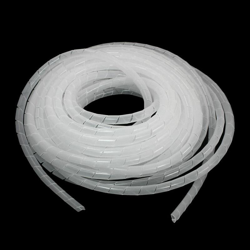 Kablo Toplama Spirali Helezon KSPR19 19 mm 10 Metre Beyaz