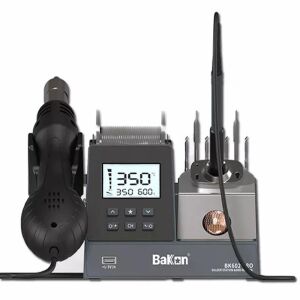 Bakon BK602 Pro İntelligent Isı Ayarlı 2 in 1 Havya İstasyonu