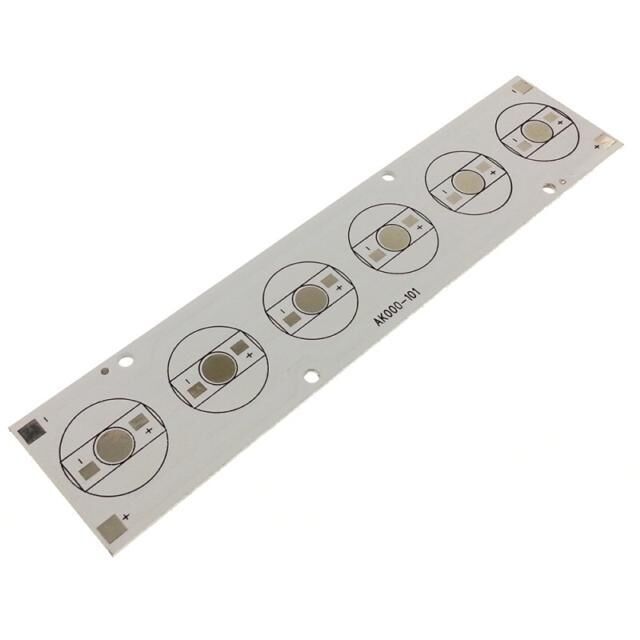 LED PCB Line 6 led MONO 3,4x15 cm A.000-101  Beyaz