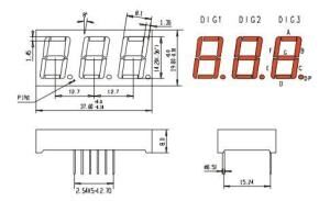 KPT-5361ASRND / WCN3-1056SR-A11R-STR-14140CR-N 14mm KATOT 3'lü KIRMIZI