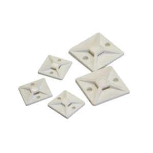 Yapışkan Kroşe 28x28 mm Beyaz ( 100 Adet Fiyatıdır )
