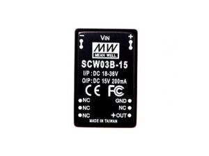 Meanwell  Scw03b-15 200 Ma  18-36v İn 15v Out  Dc/Dc  Konvertör