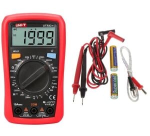 UNI-T UT33C+ Dijital Multimetre AC/DC 600V 10A Sıcaklık Ölçer