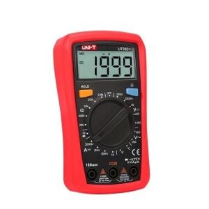 UNI-T UT33C+ Dijital Multimetre AC/DC 600V 10A Sıcaklık Ölçer