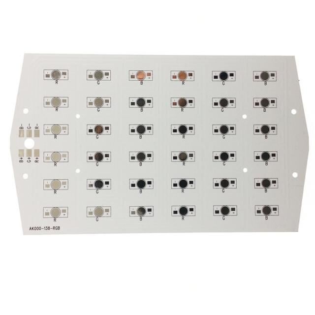 DİKDÖRTGEN PCB 36 LED RGB 000-138  22,5+24,5+22,5 OVAL