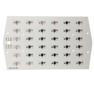 DİKDÖRTGEN PCB 36 LED RGB 000-138  22,5+24,5+22,5 OVAL