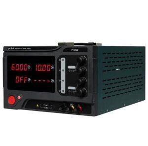 Prolink P-6010 0-60V 0-10A 10mv 10ma Tek Çıkışlı Dc Ayarlı Güç Kaynağı