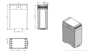 AK-RT-115 78 x 45 x 110 Röle Kutusu