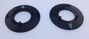 DÜĞME HT 3000 OK İSARET ALTLIK SİYAH İÇ ÇAP 25,75 MM