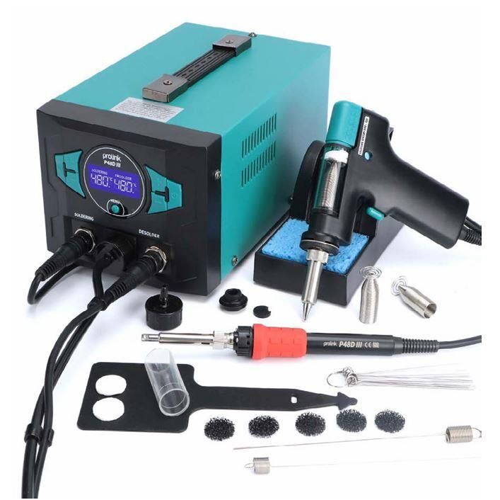 Prolink P-48DIII Dijital Isı Ayarlı Vakumlu Havya İstasyonu P48DIII (948DIII)