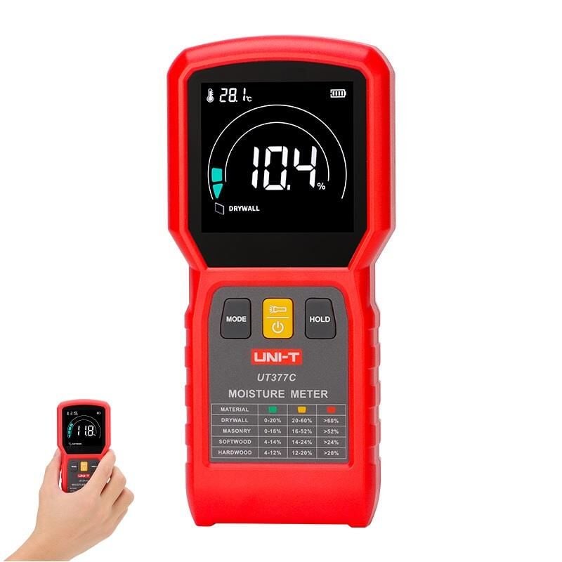 Uni-T Ut 377C Dijital Ağaç / Ahşap Nem Ölçer Unit UT377C