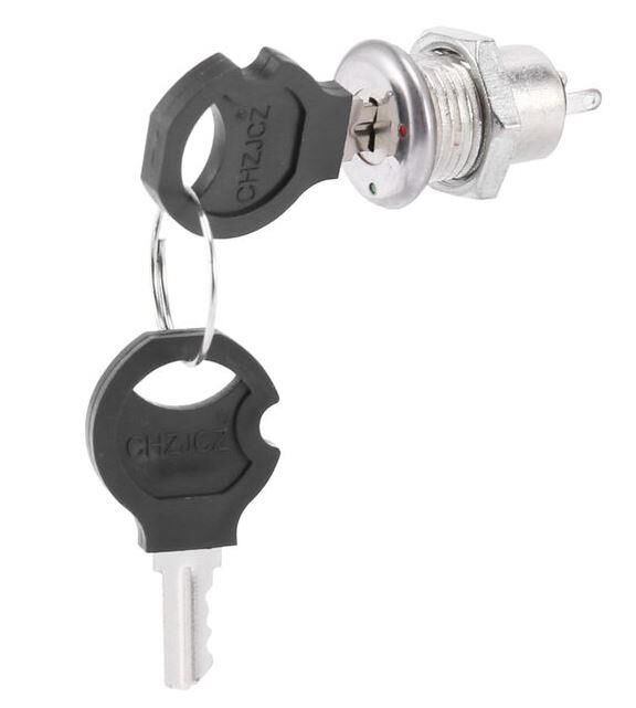 Anahtarli Switch Metal 12mm  [ 0-1 ]  On-Off  IC-195