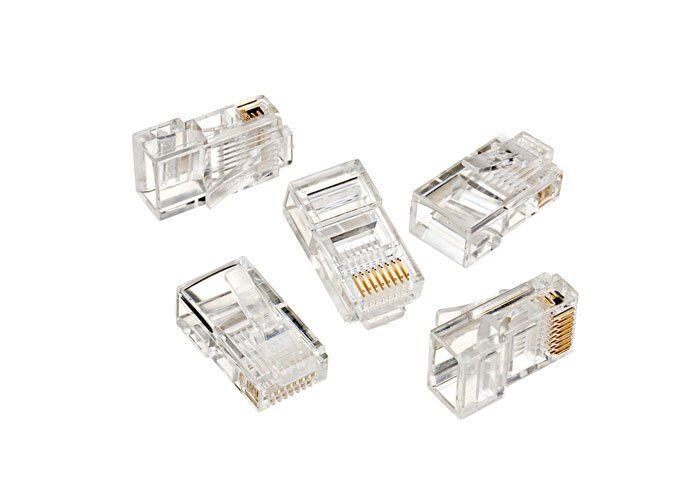 Plug 8P8C RJ45 Cat5 Plastik Konnektör (1 Adet)