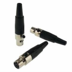 Canon 3 Pin Dişi Kablo Tip Mini XLR Konnektör