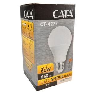 LED AMPUL E27 220V BEYAZ 9W 6500K 750LM  ERK  NOAS CATA