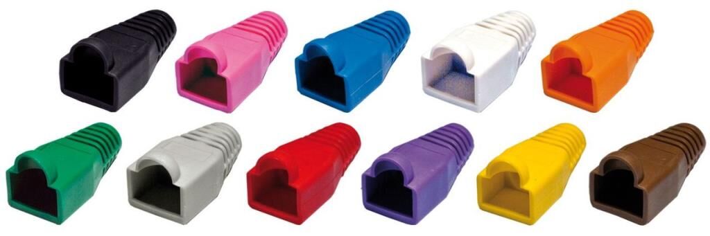 PLUG RJ 45 PVC BOTH(KILIF) GRİ