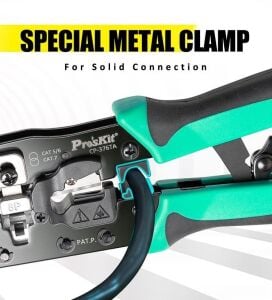 Proskit CP-376TA Cat 5-6-7 Modüler Plug Sıkma Pensesi 8P8C