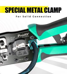 Proskit CP-376TA Cat 5-6-7 Modüler Plug Sıkma Pensesi 8P8C
