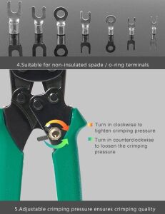Proskit CP-151A Terminal Pabuç Sıkma Pensesi 0,5-3,5mm²