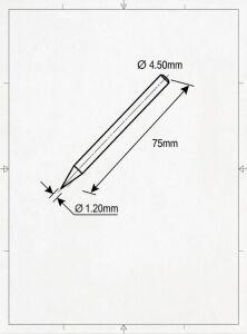 Prolink Hayva Ucu 40W PJ-006-U İçi Dolu Çivi Tip 75mm 4,50Ø