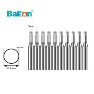 Bakon 600-5C Kesik Yedek Havya Ucu ( 5mm ) ( BK90-60-863-881 Modelleriyle uyumlu ) 1 Adet Fiyatıdır