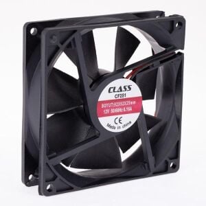 Class CF 251 92x92x25 mm 12V DC Aksiyel Fan – Plastik Kasa