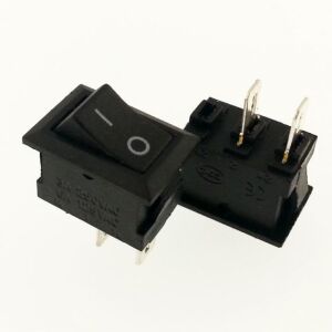 ANAHTAR MİNİ ON ~ OFF SİYAH IŞIKSIZ 2 Pin  9x13 mm  IC-125B